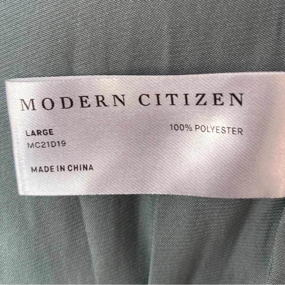 Modern Citizen Blue Gray Maxi Dress with Tie Straps - Picture 11 of 14